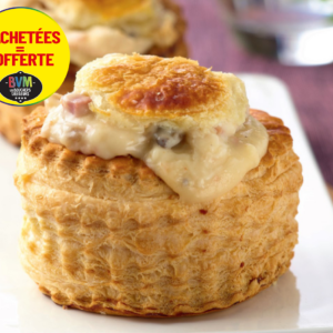 Bouchée à la Reine au jambon - Lot de 6 pièces
