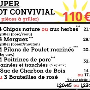 SUPER LOT CONVIVIAL