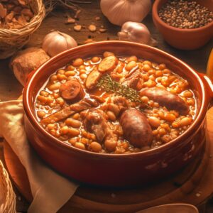 Cassoulet de canard 1.5 kilos +Terrine