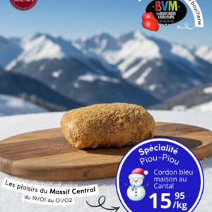 Cordon bleu maison au Cantal