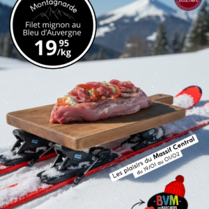 Filet mignon au bleu d'Auvergne