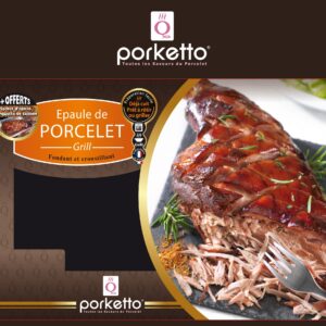 épaule de porcelet confite