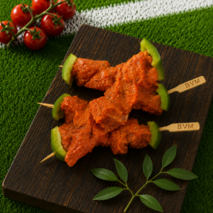 Brochette de veau marinade provençale