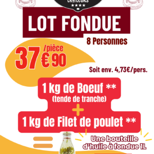 Lot fondue BVM