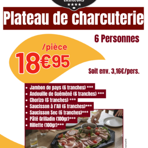 Plateau de charcuterie