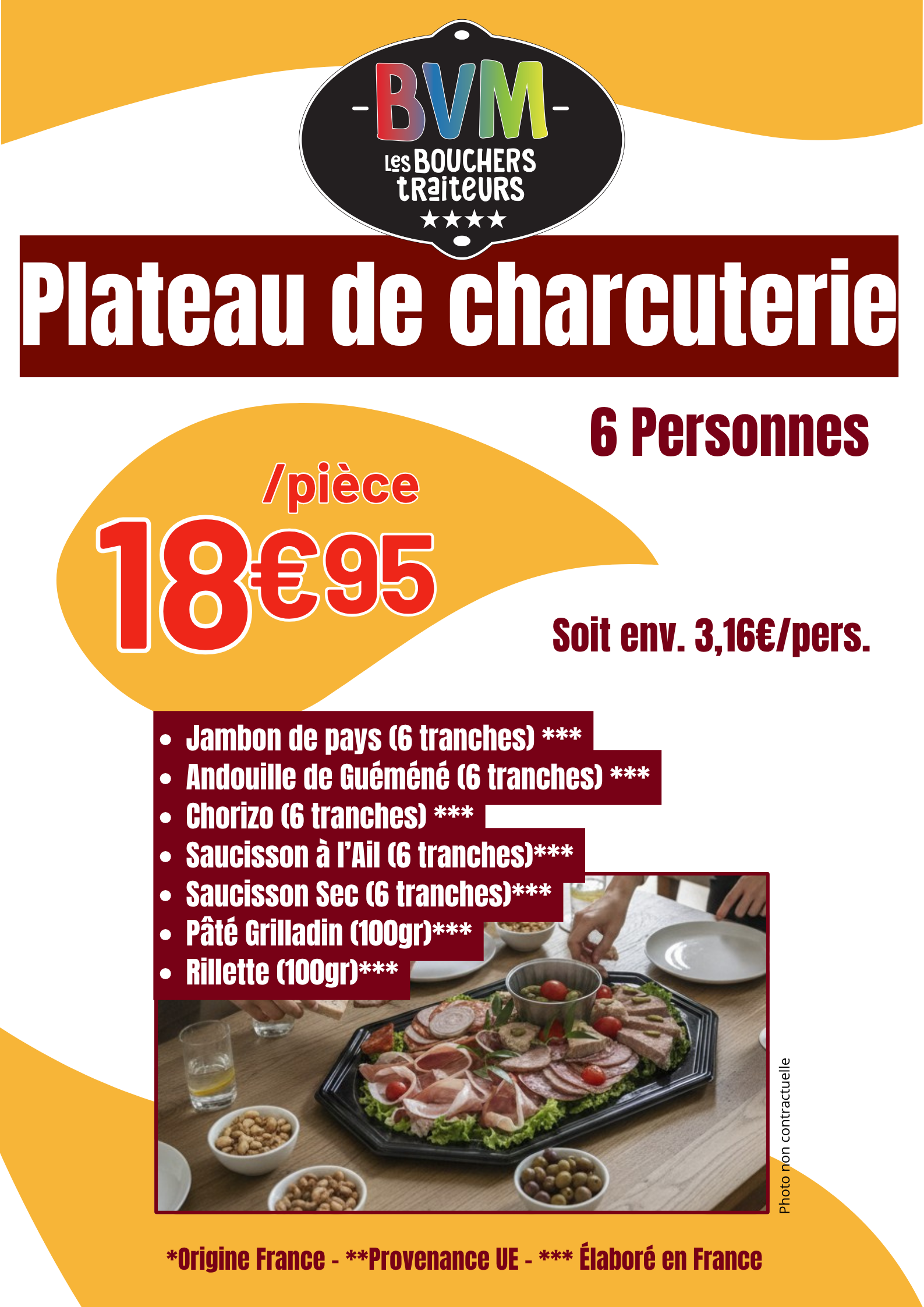 Plateau de charcuterie