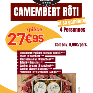 Camembert rôti BVM