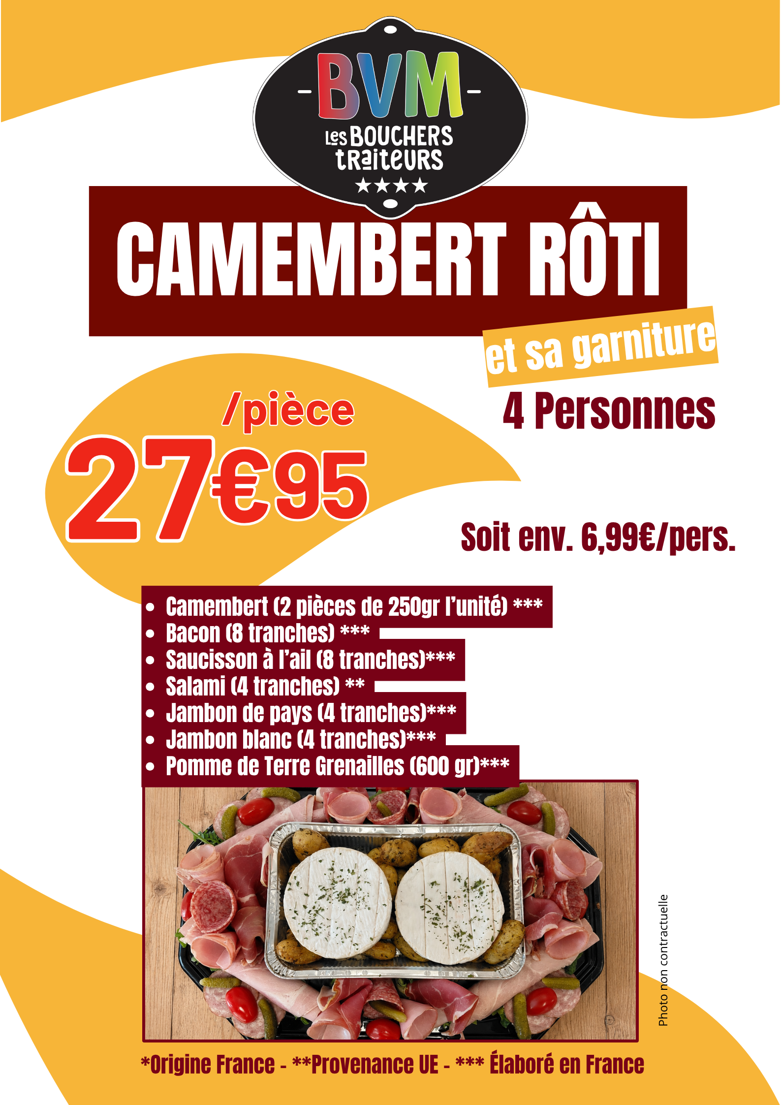 Camembert rôti BVM
