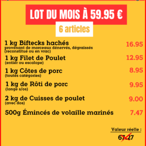 lot du mois